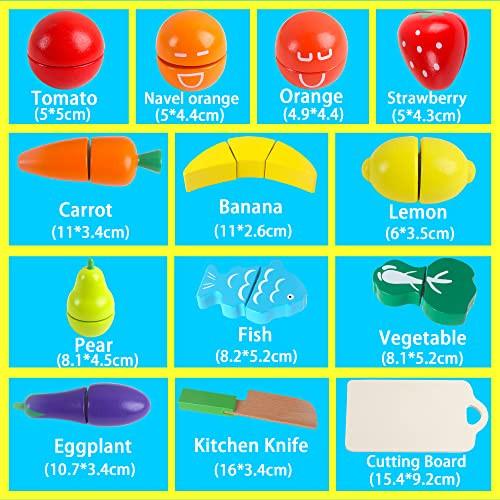 Activity-board  Accessoires de cuisine pour enfants Jouets en bois Fruits et légumes Jouets en bois Nourriture 