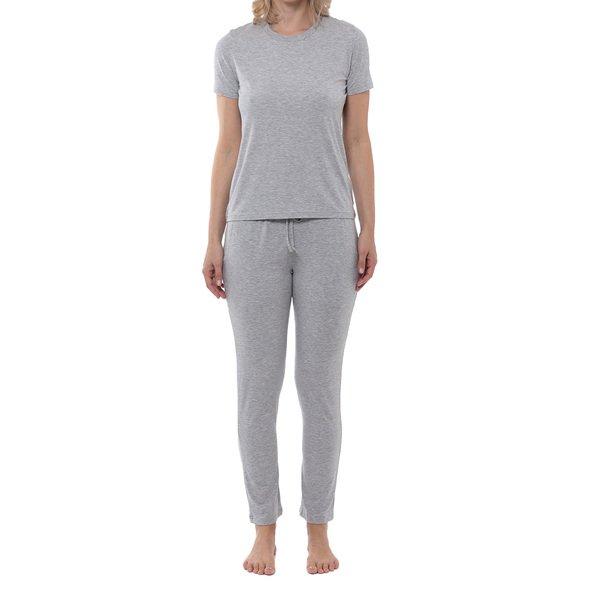 Image of Sleepy & Easy - Schlafanzug Kurzarm Unisex Grau 4XL