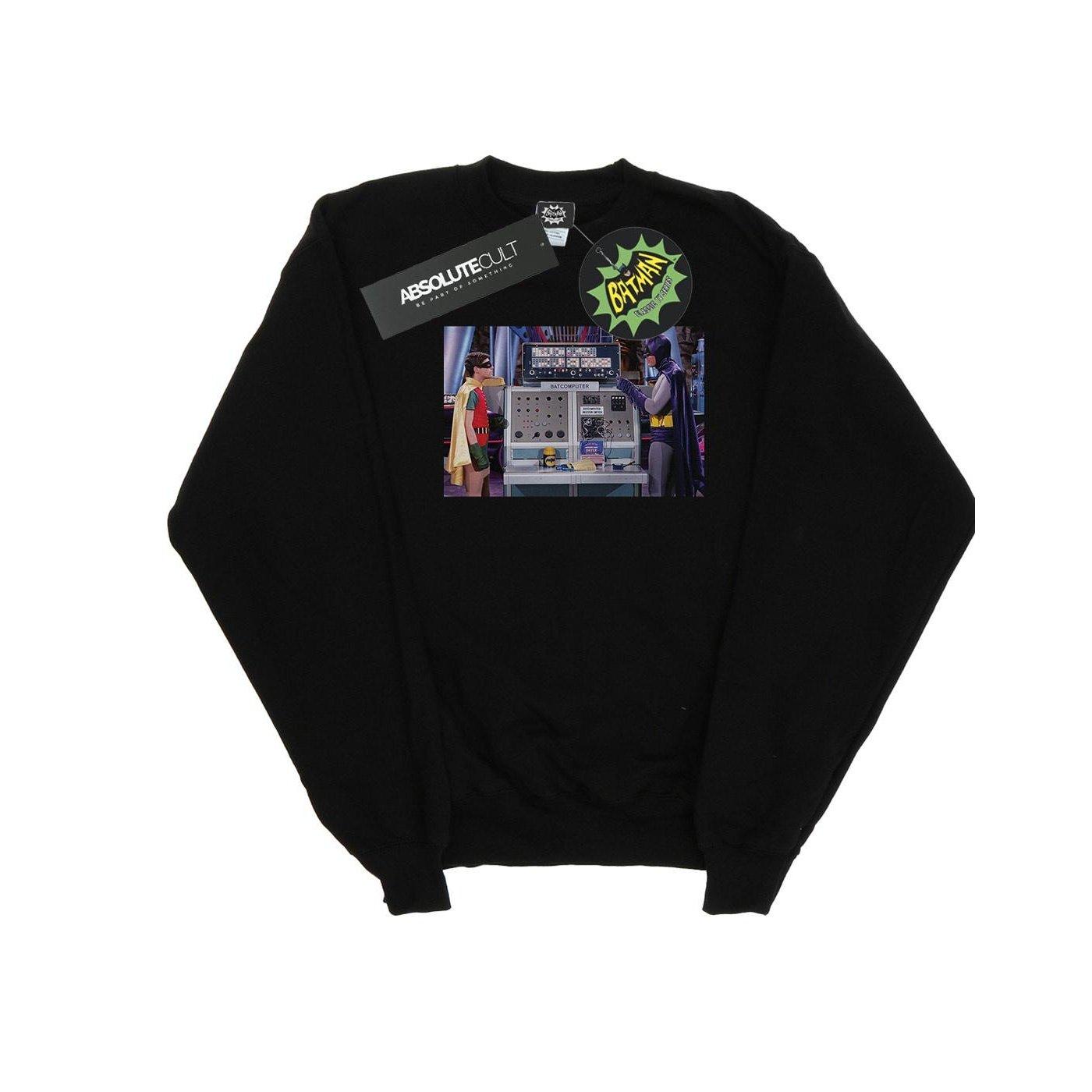 Image of Batman Tv Series Batcomputer Sweatshirt Jungen Schwarz 152-158
