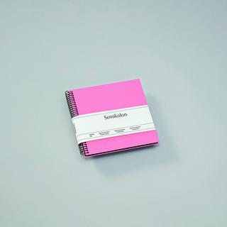 Semikolon 364023 (17 x 17 cm, Rosa, 20 Schwarze Seiten)  