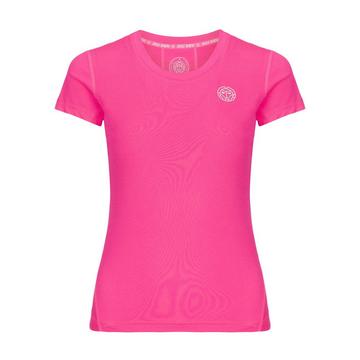 T-shirt col rond Calla Tech - rose