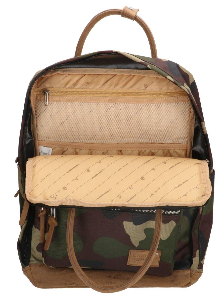 Enrico Benetti Santiago 17 Camouflage Rucksack  