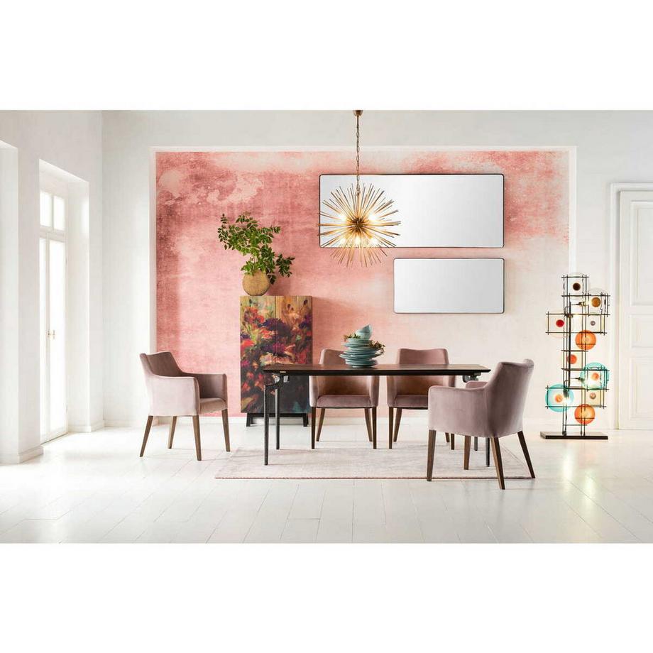 KARE Design Spiegel Shadow Soft Schwarz 120x60cm  