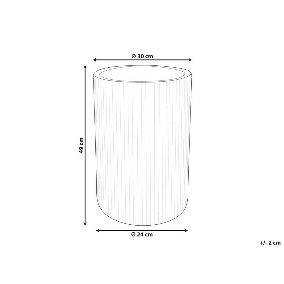Beliani Vaso per piante en Fibra d'argilla Moderno EANTIO  