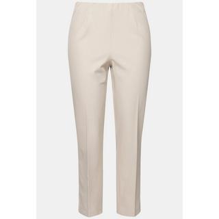 Ulla Popken  Pantalon 7/8, passepoil, taille élastique, jambe slim 