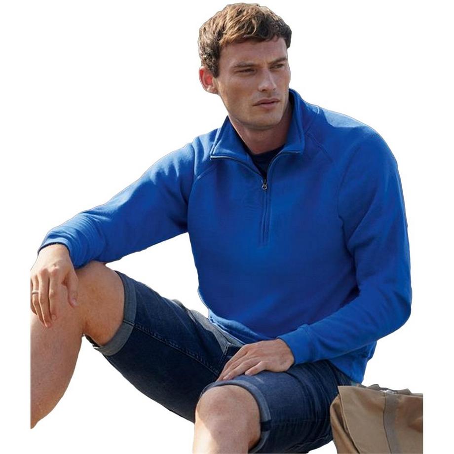 Fruit of the Loom Sweatshirt Col Zippé  