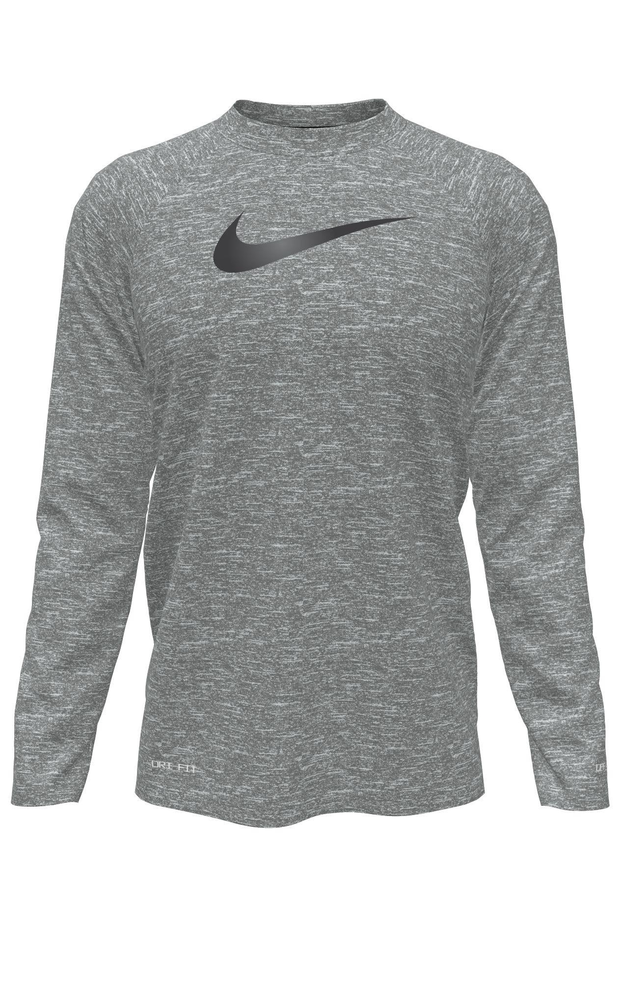 NIKE  NIKE HEATHER LONG SLEEVE HYDROGUARD 