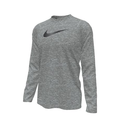 NIKE  NIKE HEATHER LONG SLEEVE HYDROGUARD 