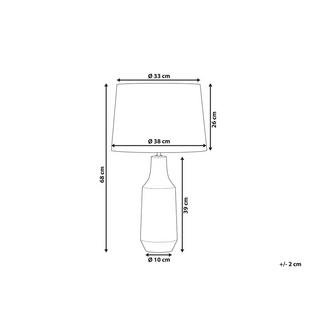 Beliani Lampe à poser en Céramique Moderne SHEBELLE  