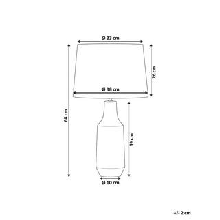 Beliani Lampe à poser en Céramique Moderne SHEBELLE  