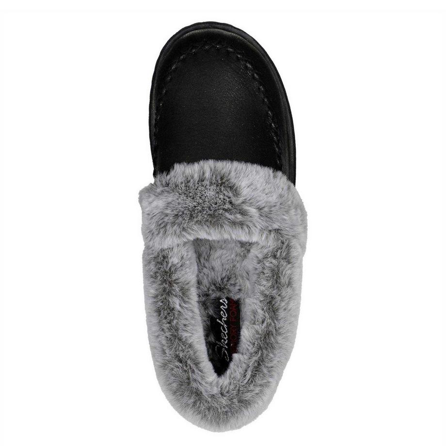 SKECHERS Cosy Campf Hausschuhe mit Kunstpelz  