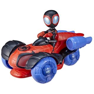Hasbro  Marvel Spidey and His Amazing Friends Glow Tech Techno Racer 