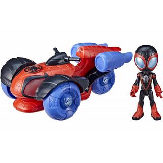 Hasbro  Marvel Spidey and His Amazing Friends Glow Tech Techno Racer 