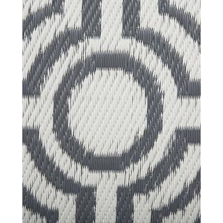 Beliani Outdoorteppich aus Polypropylen Modern BIDAR  