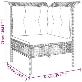 VidaXL Garten lounge set poly-rattan  