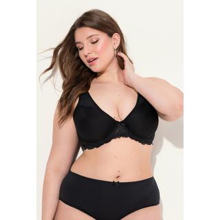 Ulla Popken  Soutien-gorge Spacer Zoe. Modèle à armatures et dentelle. Bonnet C- D 