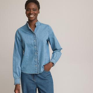 La Redoute Collections  Chemise en denim col victorien 