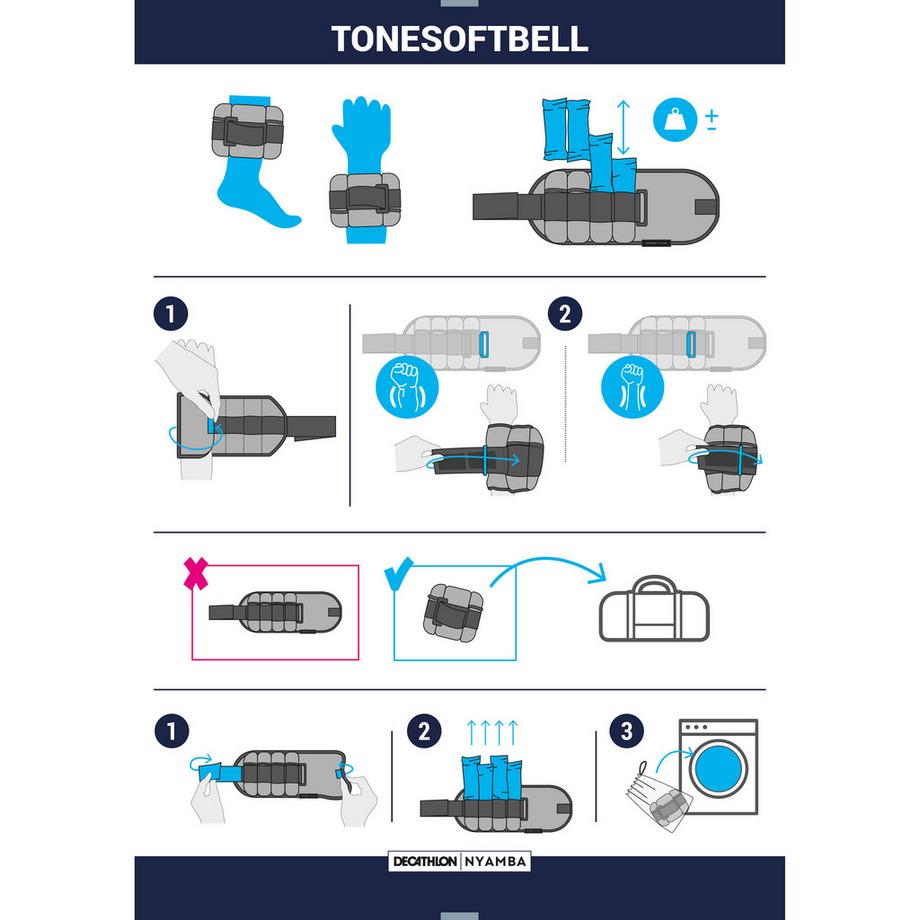 DOMYOS  Haltère - TONESOFTBELL 