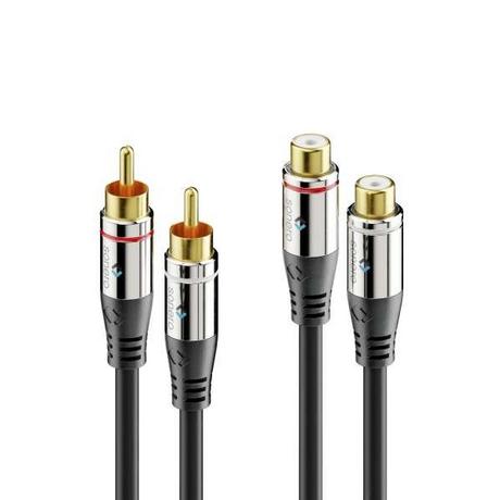 sonero  sonero S-AC710-100 cavo audio 10 m 2 x RCA Nero 