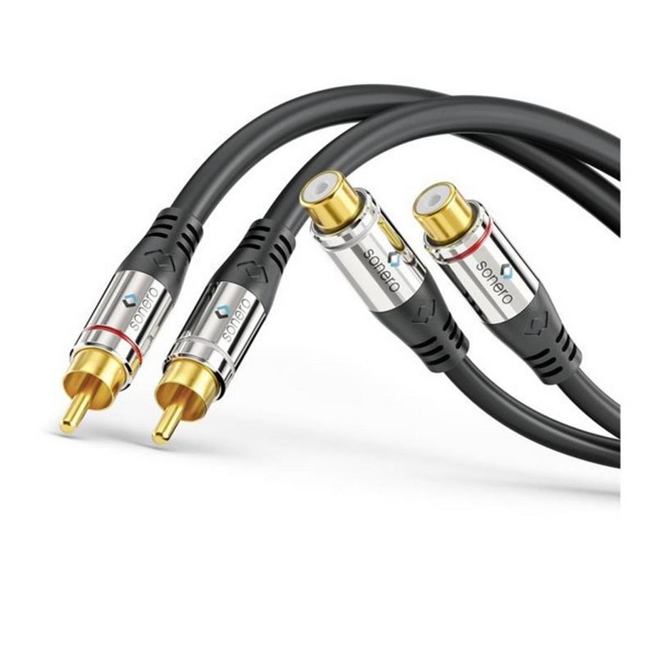 sonero  sonero S-AC710-100 cavo audio 10 m 2 x RCA Nero 