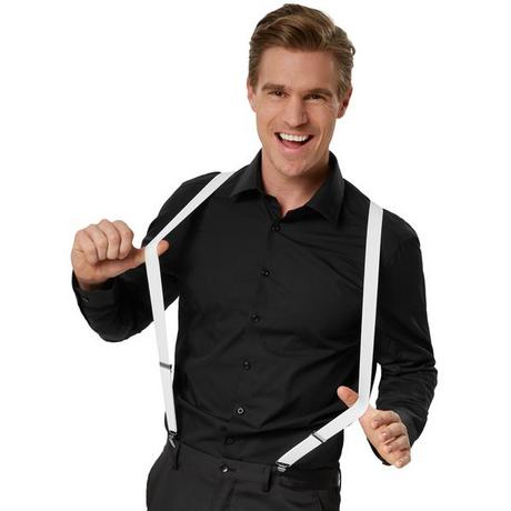 Tectake Einfarbige Hosenträger  