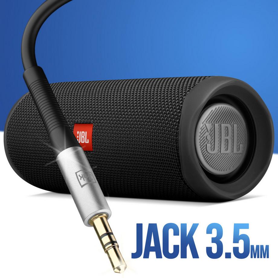 3mk Protection  Câble Auxiliaire jack 3.5mm 3mk Noir 