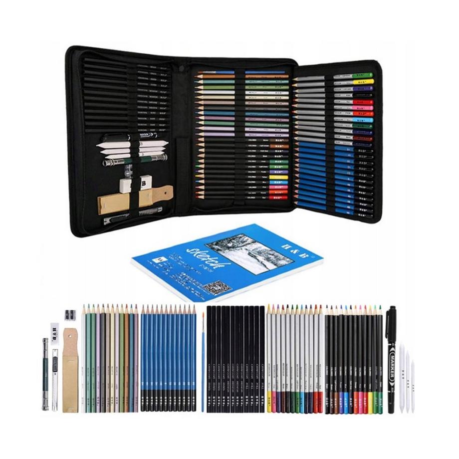 Maaleo Ensemble de croquis - 74 pièces  