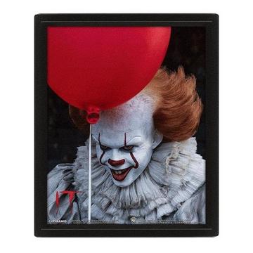 It, Stampa con cornice 3D - Pennywise