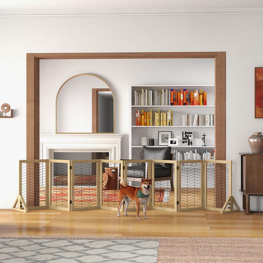 PawHut  Hunde-Absperrgitter 