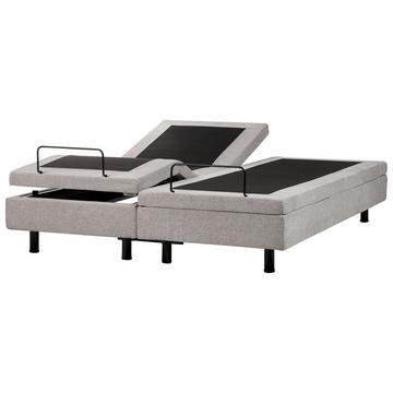 Lit réglable sans tête de lit en Tissu Moderne DUKE II