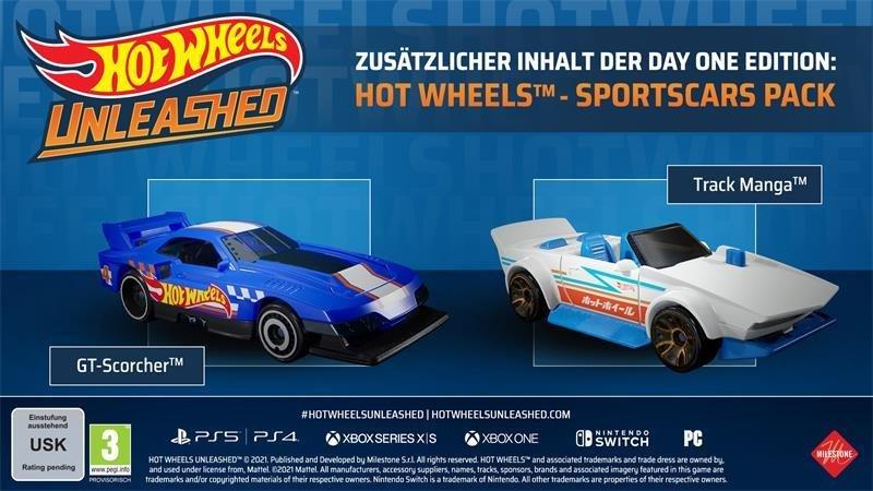 GAME  Hot Wheels Unleashed Day One Edition Premier jour Allemand, Anglais Xbox One 