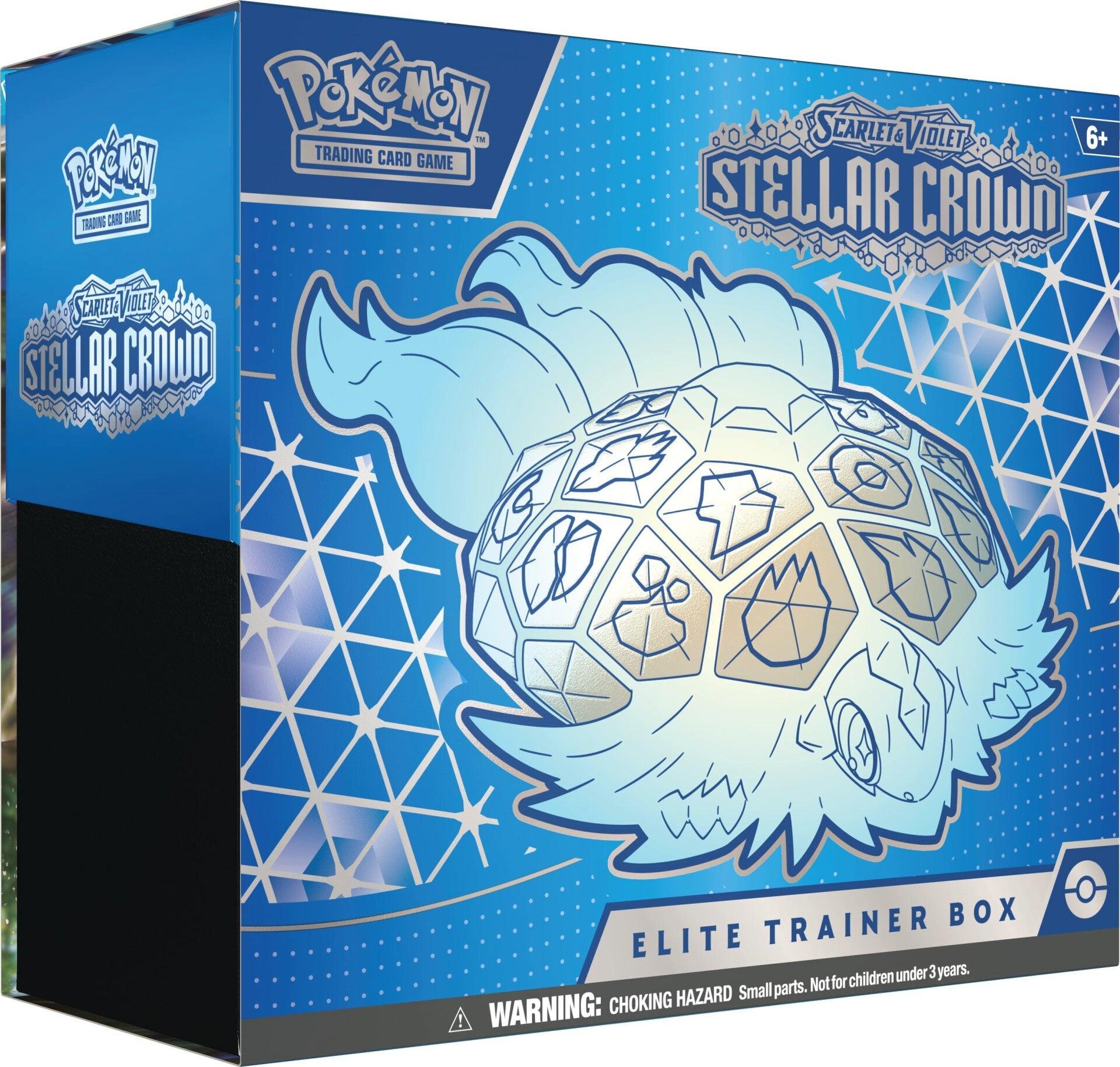 Pokémon  TCG: Scarlet & Violet-Stellar Crown (SV07) Elite Trainer Box - EN 