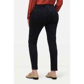 Ulla Popken  Jean stretch à 5 poches, ceinture confort 