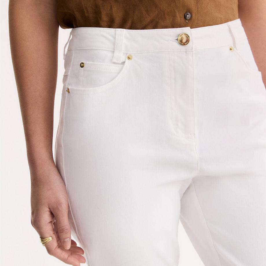 La Redoute Collections Pantalon 7/8 Coton Stretch  