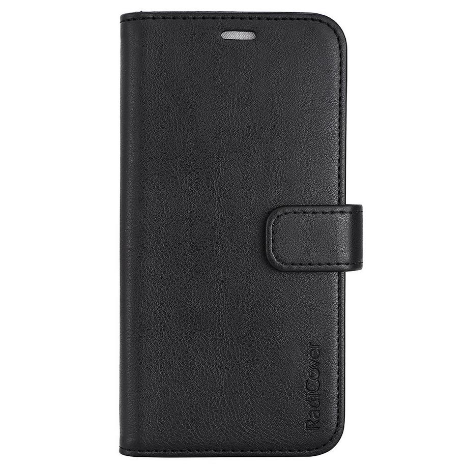 RADICOVER Flipcover 3 carte Anti Radiazioni iPhone 13 / 14 6.1" Nero PU RFID