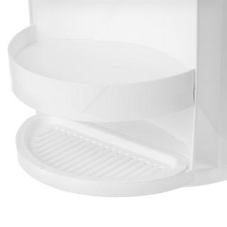 Northio Meuble d'angle rotatif pour salle de bain - Blanc  