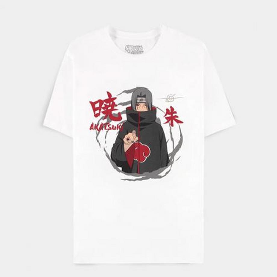Difuzed  Naruto Shippuden T-Shirt (S) Man: Itachi Uchiha White 