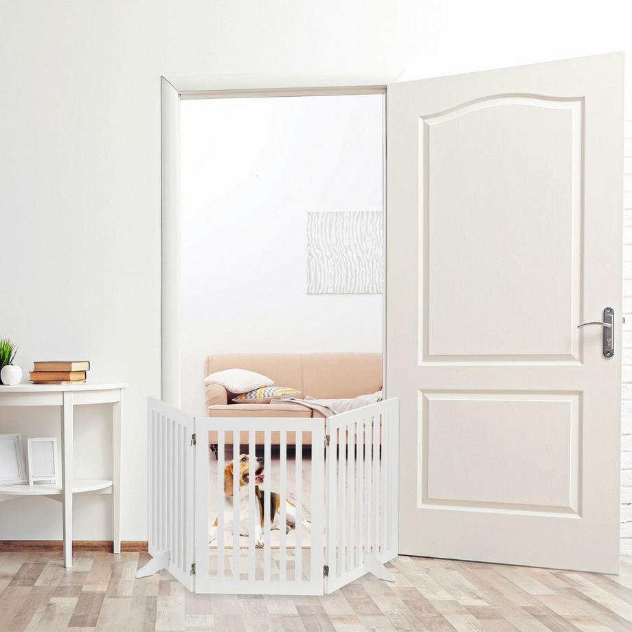 B2X  Portail pour enfants en bois 70 cm 