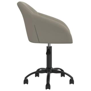 VidaXL Chaise pivotante à manger velours  