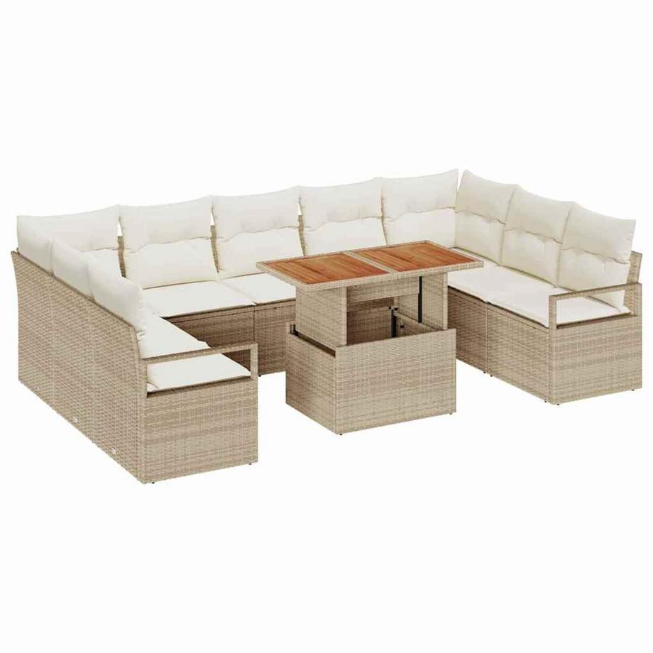 Set Divano da Giardino Polyrattan