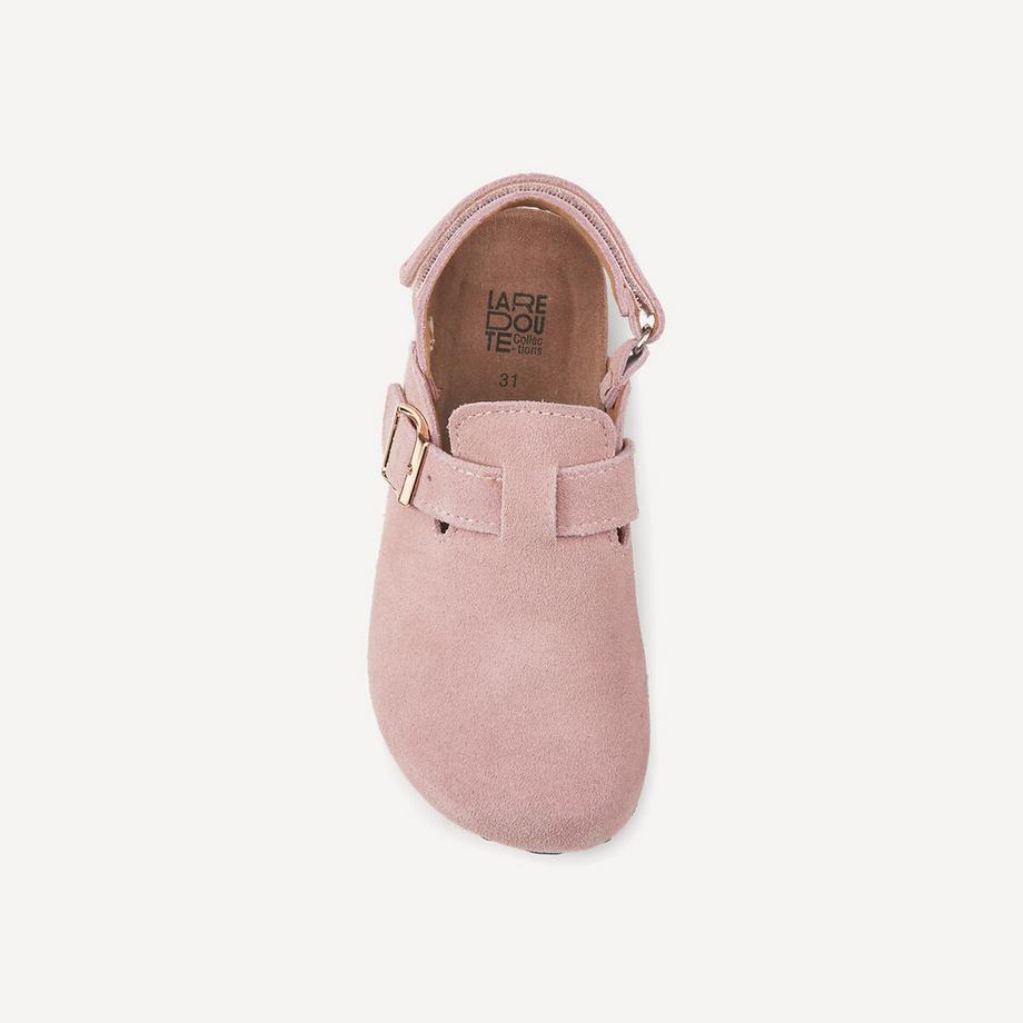 La Redoute Collections Clogs en cuir à scratch Mules en cuir à scratch 