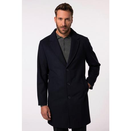 JP1880  Cappotto in misto lana con revers, fino alla tg. 8XL 