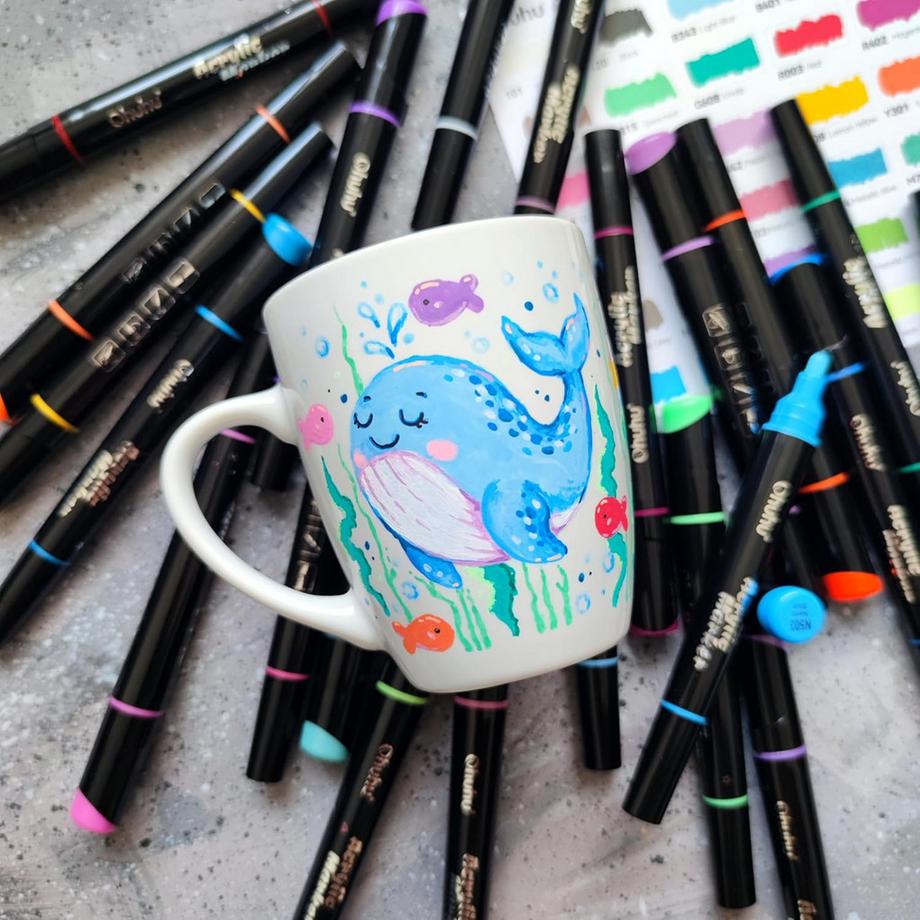 Ohuhu  Acryl-Marker (doppelseitig) - 30 Farben 