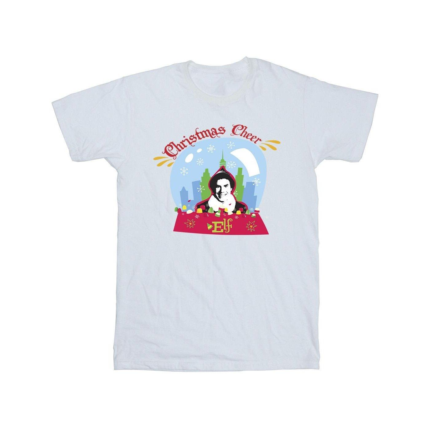 Image of Christmas Snowglobe Tshirt Jungen Weiss 140/146