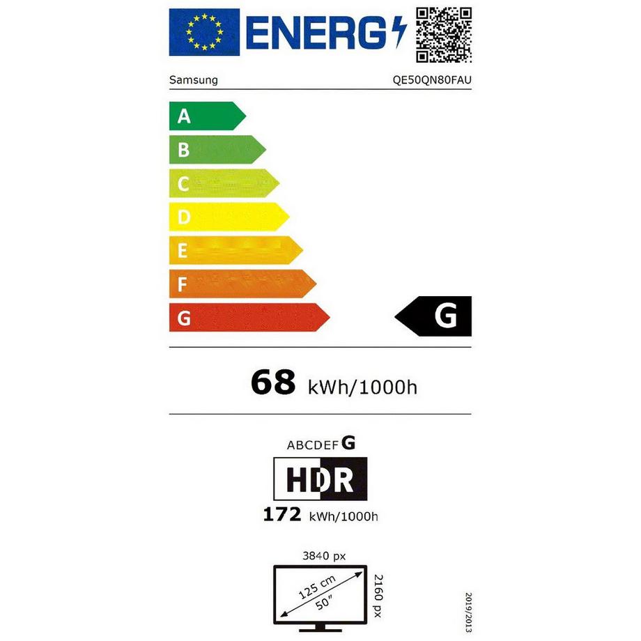 SAMSUNG  TV TV intelligente Neo QLED QN80F 4K Vision AI da 50" (2025) QE50QN80FAUXX 