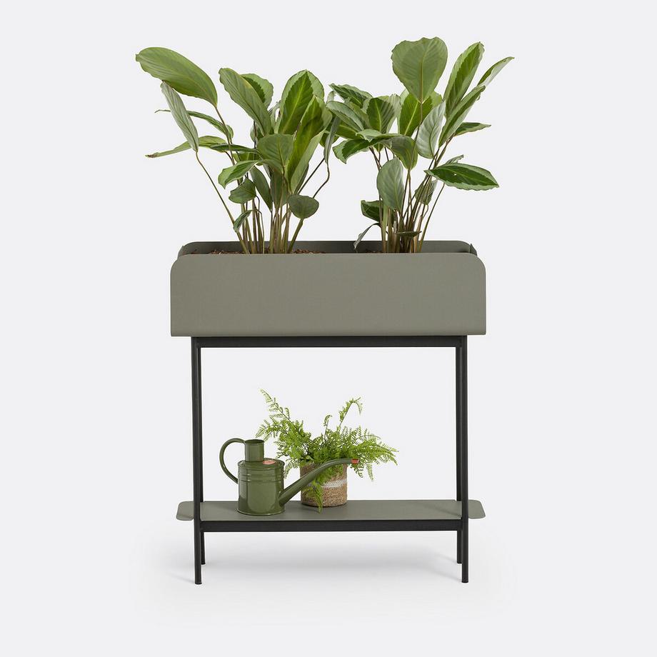 La Redoute Intérieurs Jardinière haute en métal acier  