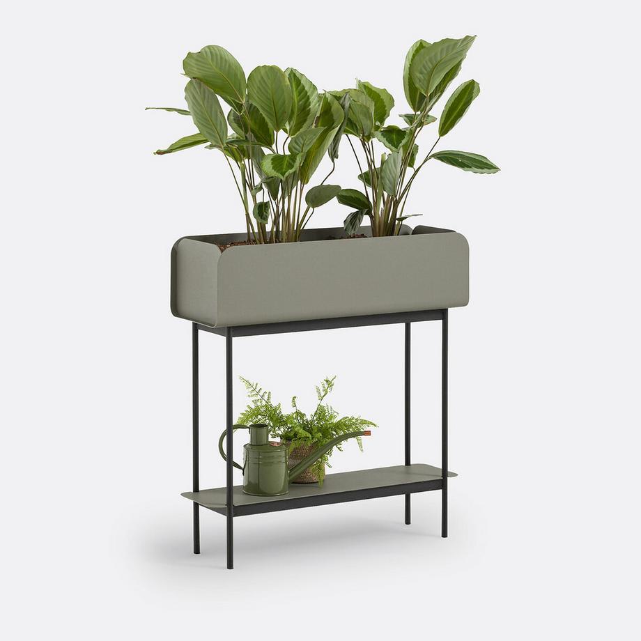 La Redoute Intérieurs Jardinière haute en métal acier  