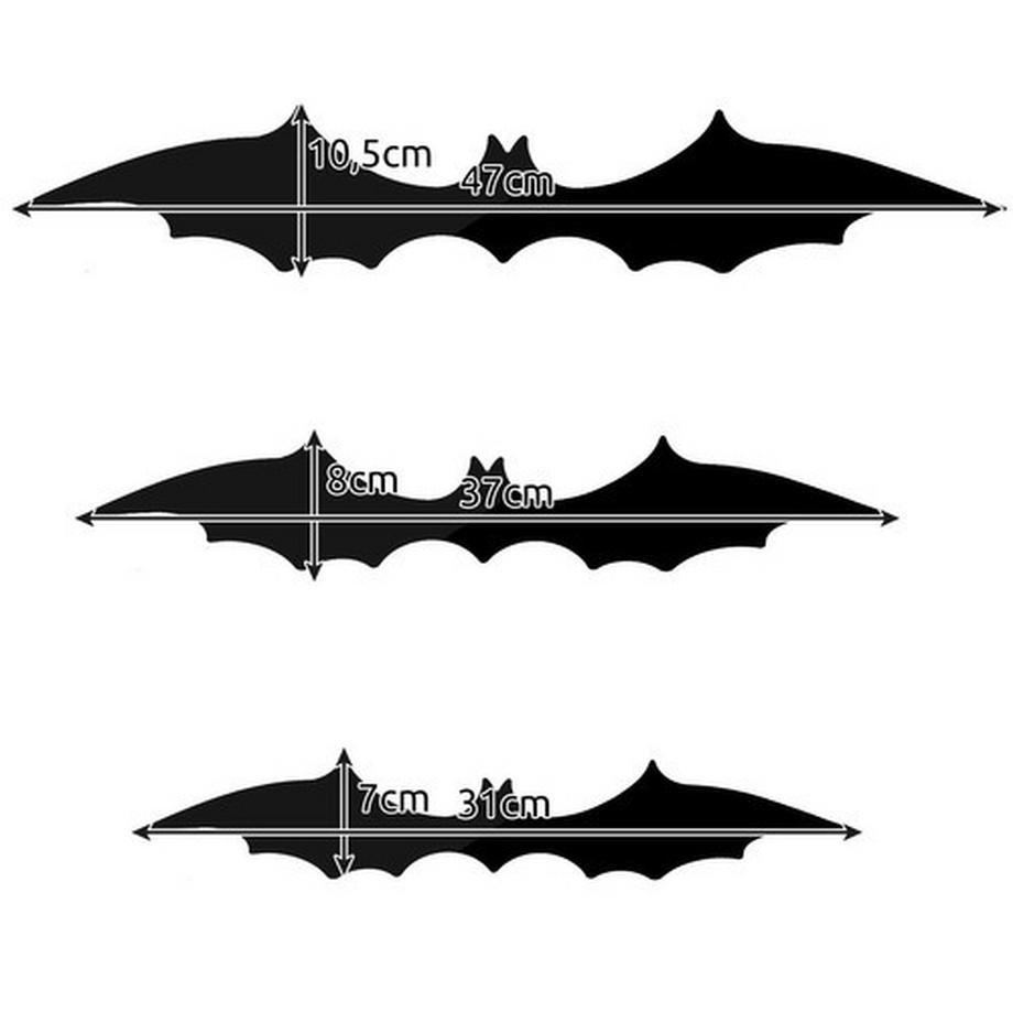 Malatec  Chauve-souris - set de décoration de 3 pcs. Malatèque 22004 