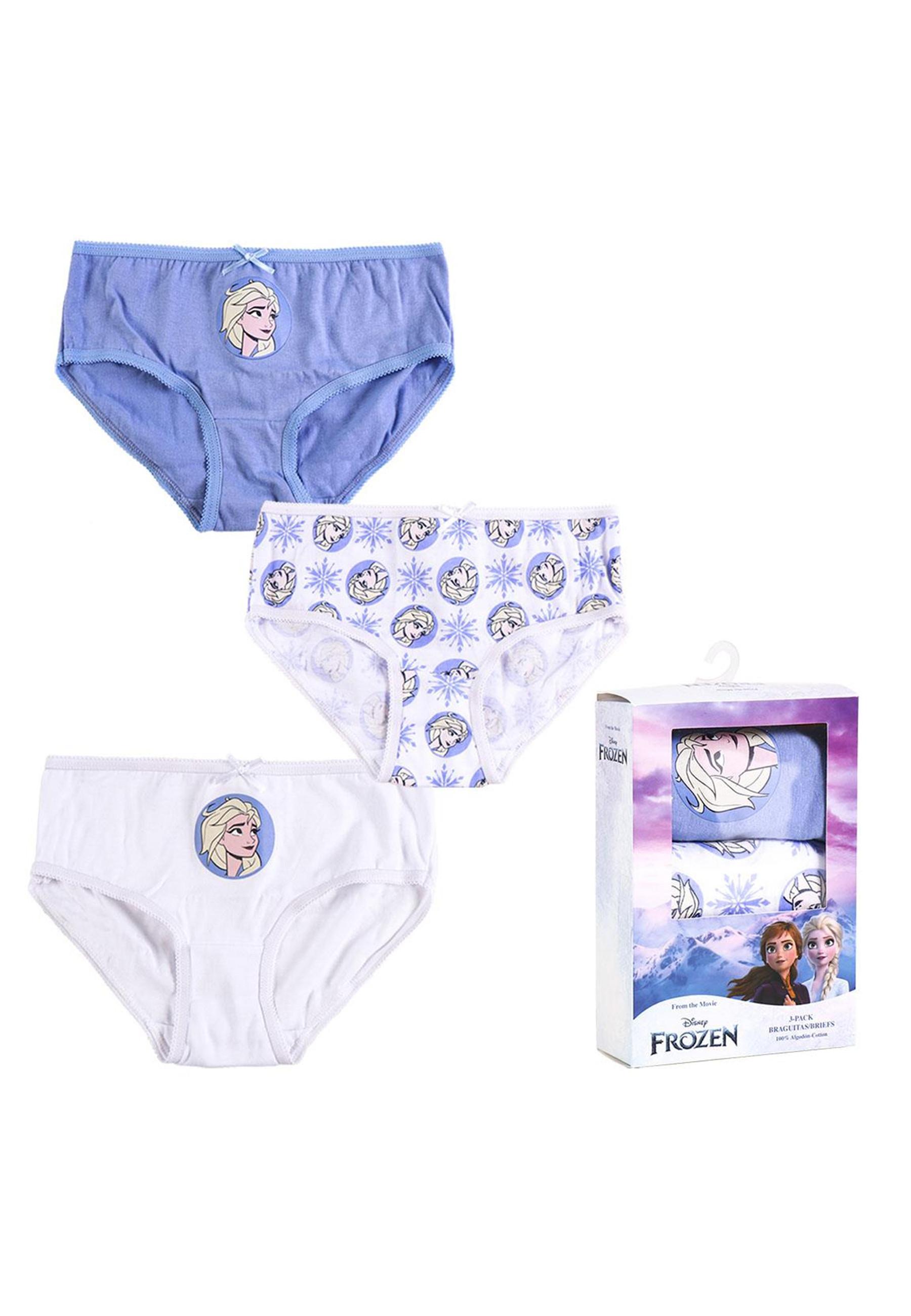 Image of Unterwäsche-set Für Mädchen, 3 Teile, Eingefroren Unisex Multicolor 122/128