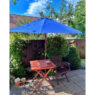 Beliani Parasol de jardin en Tissu TOSCANA  